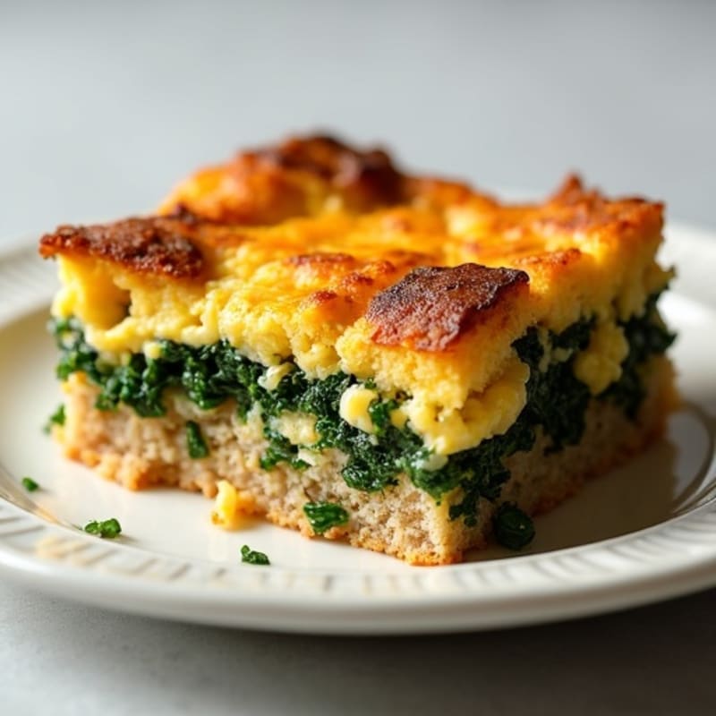 Hearty Sausage and Kale Baked Strata