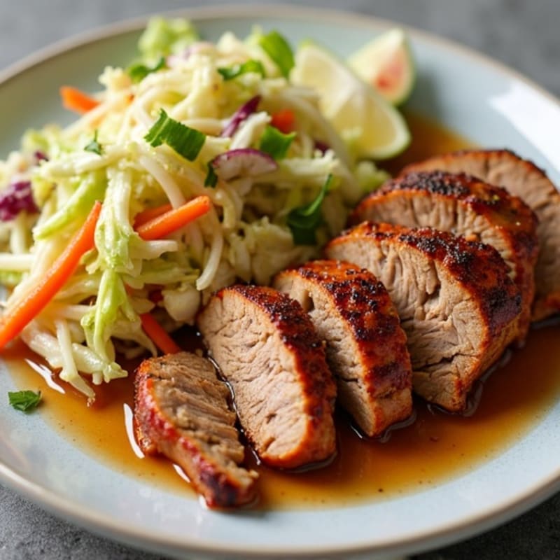 Citrus-Garlic Pulled Pork with Fresh Slaw