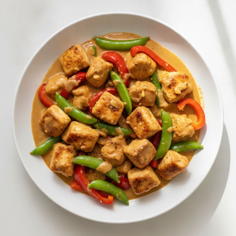 Chicken Satay Curry with Coconut Milk