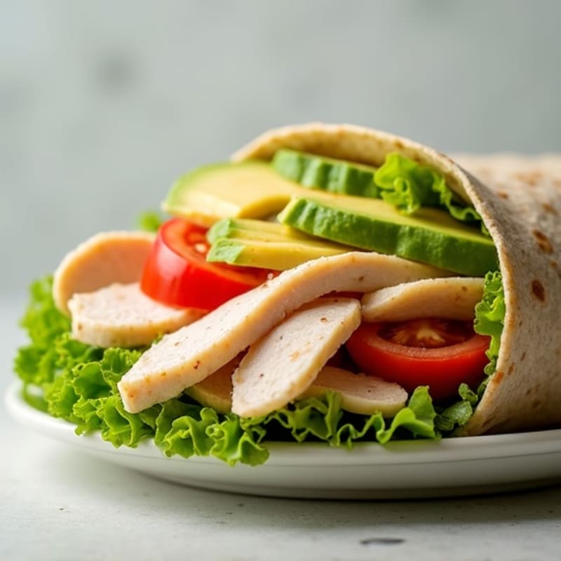 Fresh Turkey Avocado Wrap