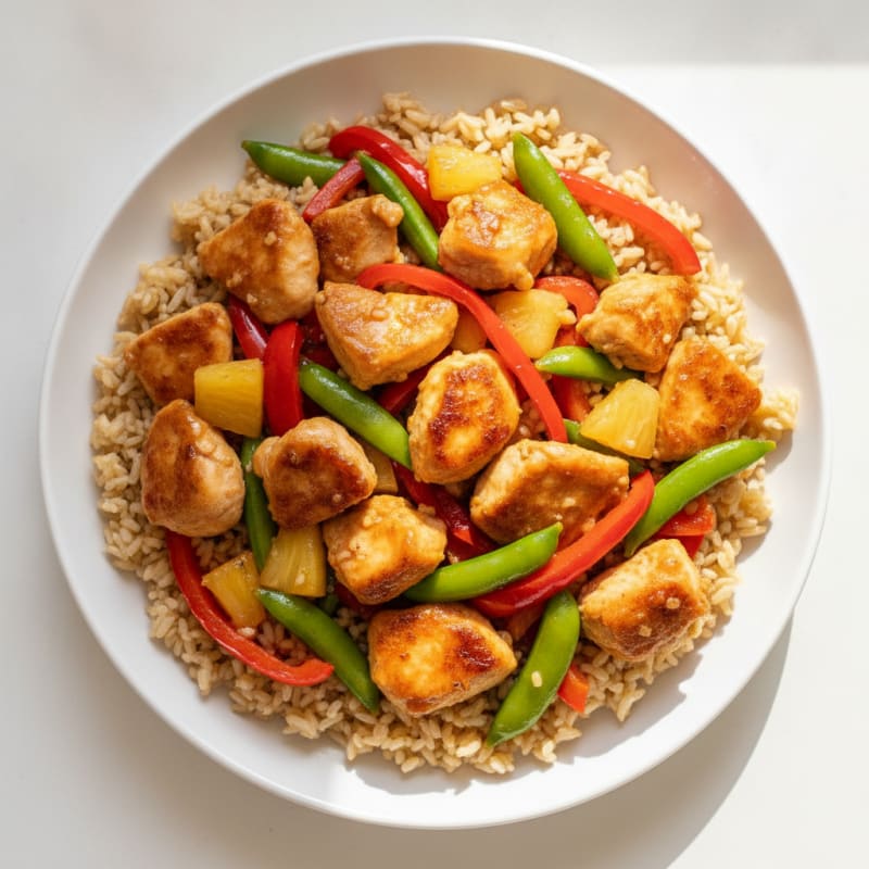 Sweet and Sour Chicken Stir-Fry