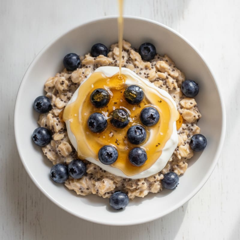 Blueberry Maple Overnight Oats