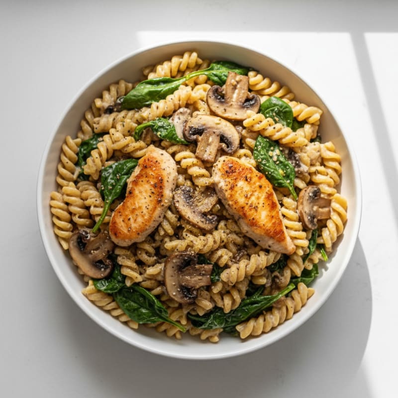 Creamy Truffle Mushroom Pasta