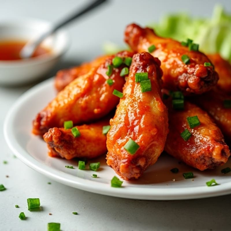 Crispy Baked Honey-Sriracha Wings