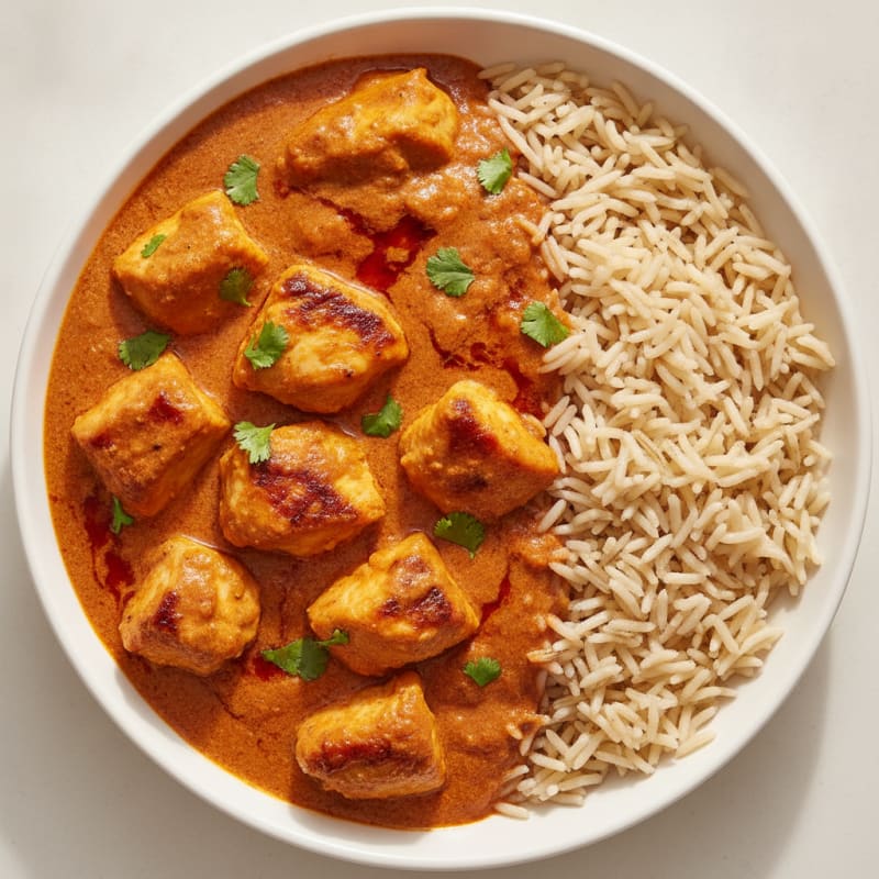 Spiced Butter Chicken with Basmati Rice
