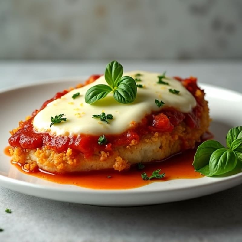Crispy Baked Chicken Parmesan with Fresh Herbs