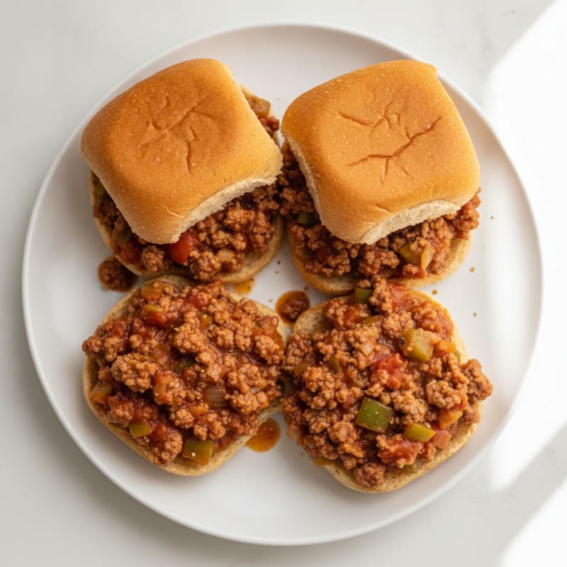 Sweet and Tangy Sloppy Joe Sliders