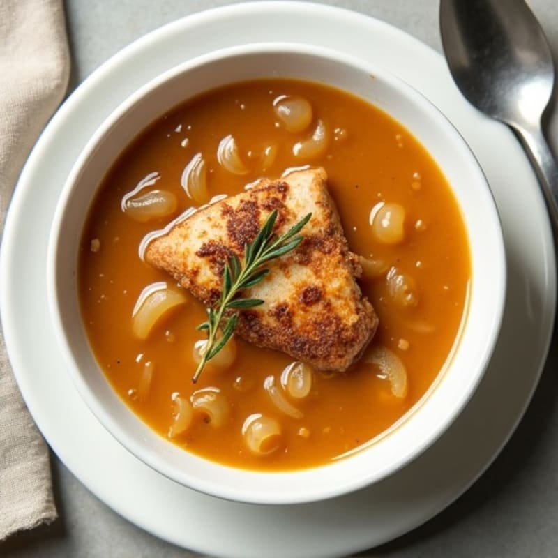 Hearty Slow-Cooked Caramelized Onion Soup