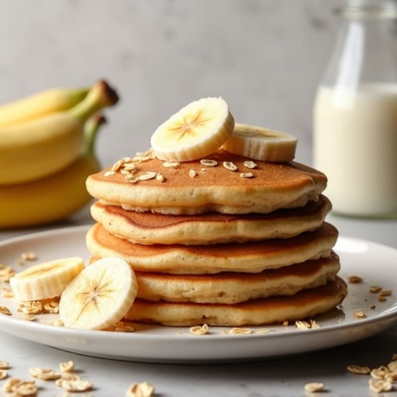 Protein-Packed Banana Oat Pancakes