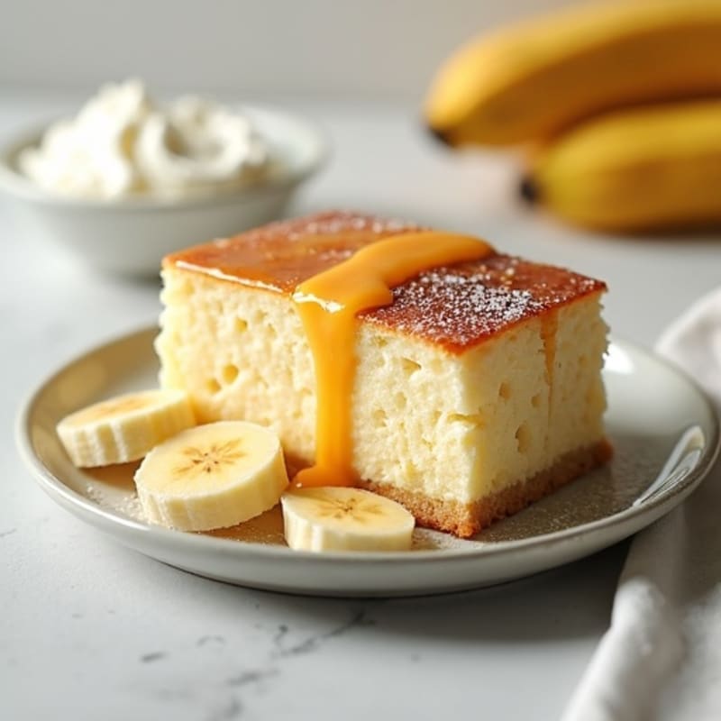 Protein-Packed Vanilla Bean Custard Cake