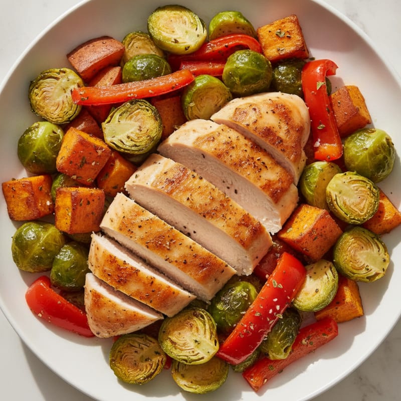 Chicken and Roasted Vegetable Medley
