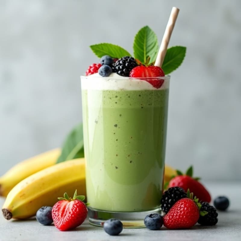 Creamy Berry Green Smoothie