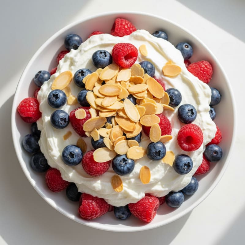 Creamy Greek Yogurt Protein Parfait with Mixed Berries
