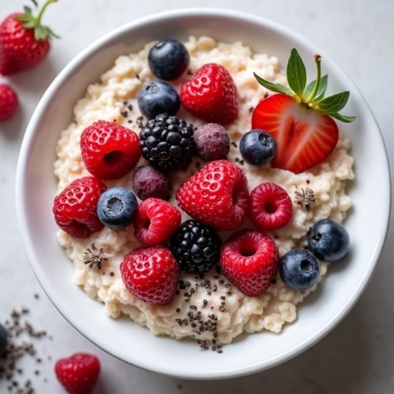 Creamy Berry Overnight Oats