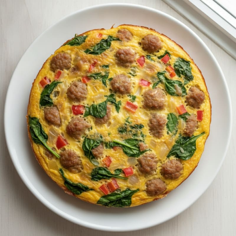 Savory Egg and Turkey Sausage Bake