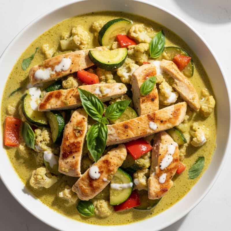 Creamy Thai Green Curry Chicken