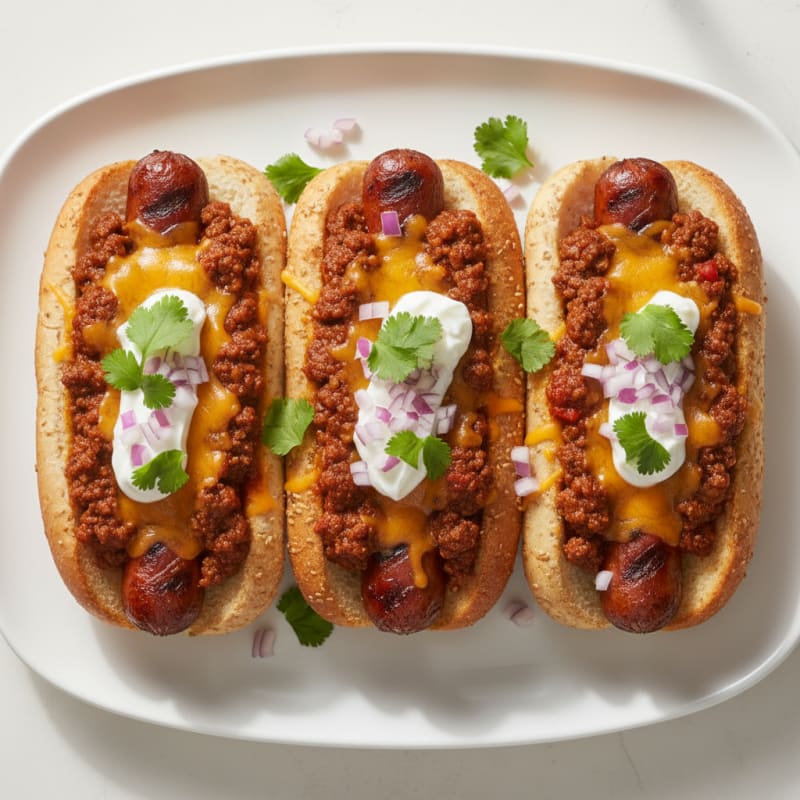 Classic Chili Cheese Hot Dogs