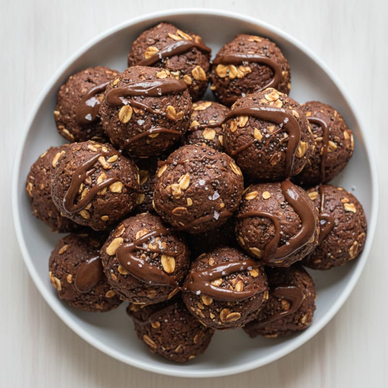 Chocolate Peanut Butter Protein Bites