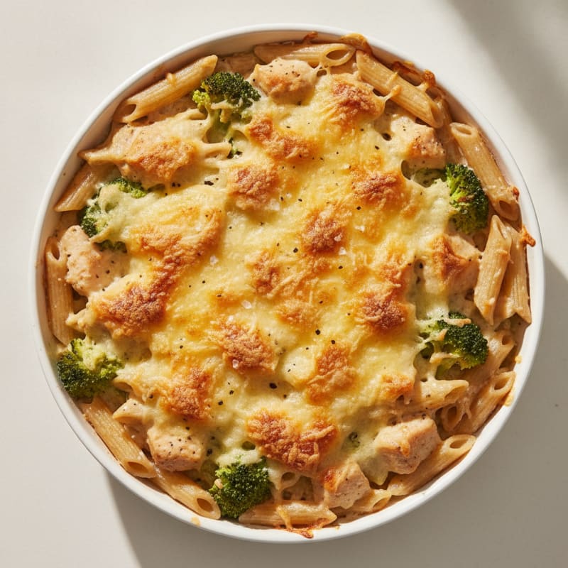 Baked Chicken Alfredo with Penne