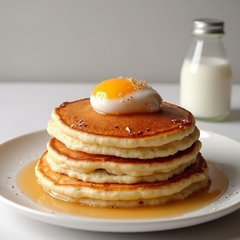 Simple Fluffy Almond Flour Protein Pancakes