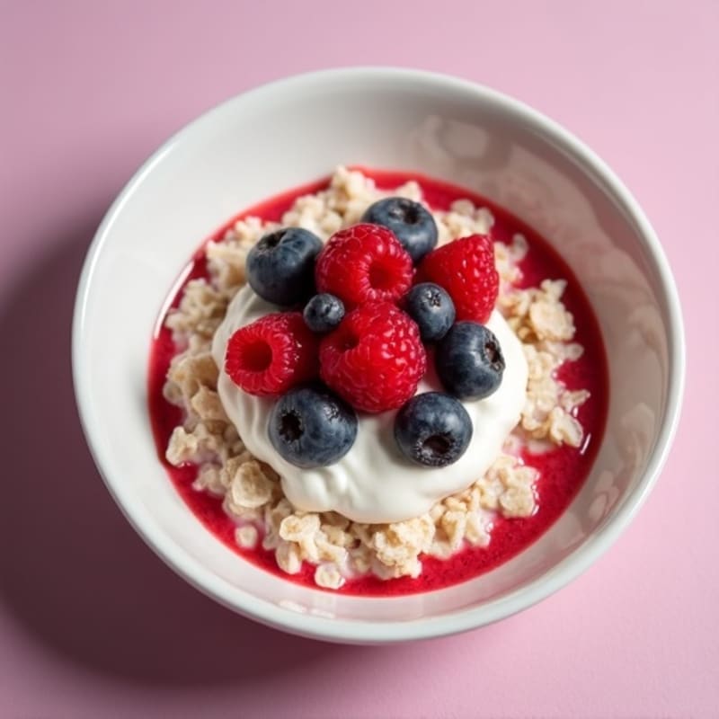 Protein-Packed Berry Overnight Oats