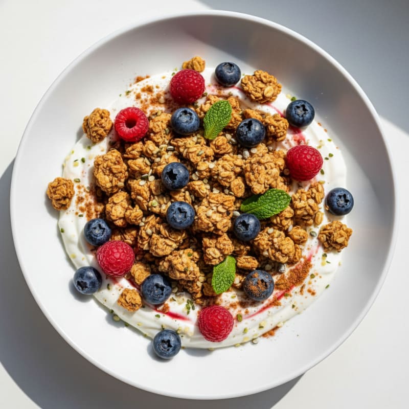 Berry Yogurt Bowl with Granola