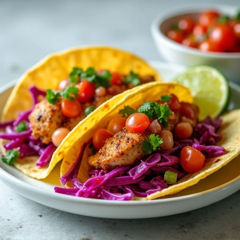 Spicy Lime Chicken Street Tacos
