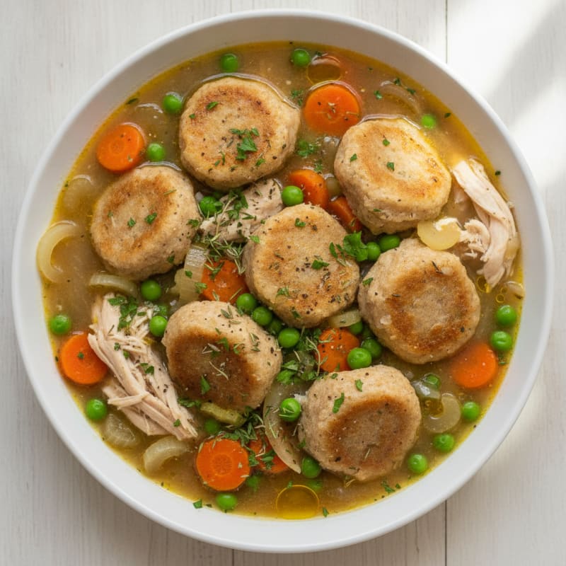 Homestyle Chicken and Herb Dumplings