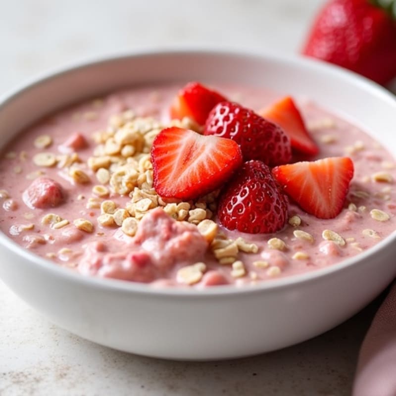 Creamy Strawberry Overnight Oats