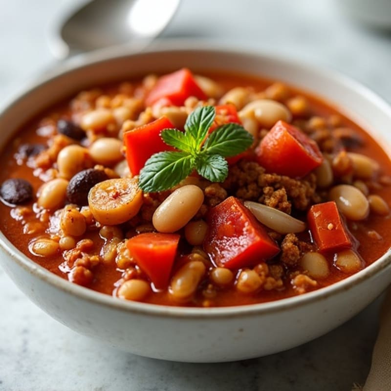 Hearty Turkey and Bean Chili