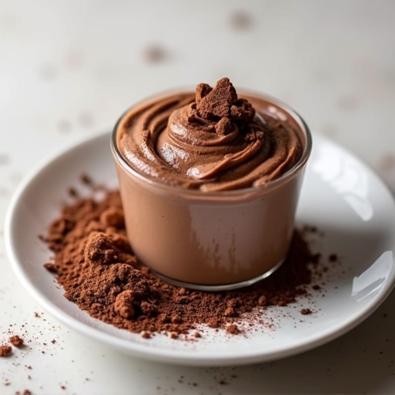 Silky Chocolate Protein Pudding with Greek Yogurt