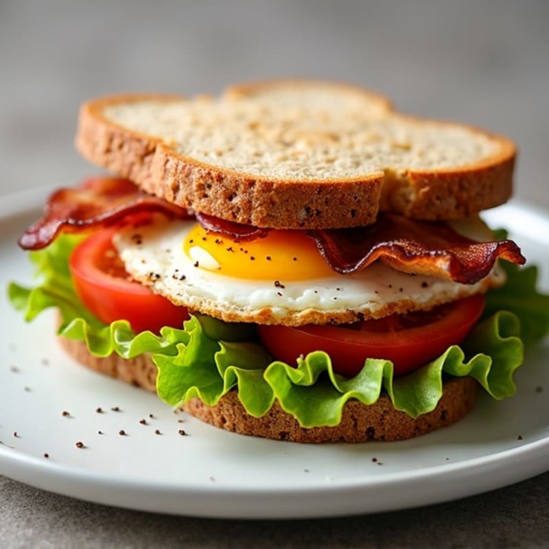Healthy Crispy Bacon Avocado BLT