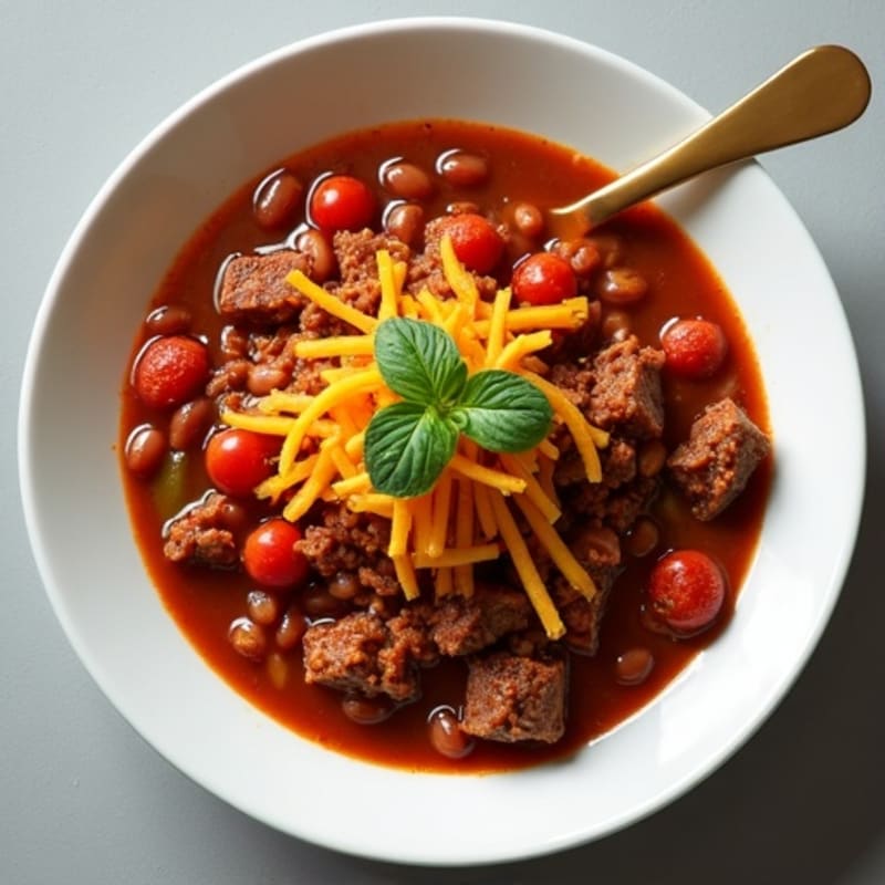 Hearty Slow Cooker Beef Chili