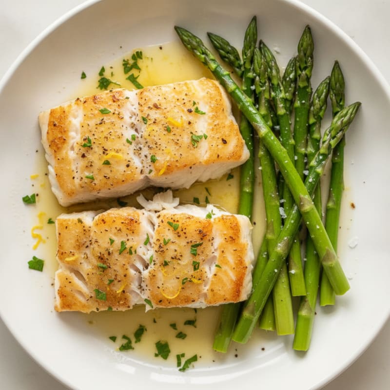 Lemon-Herb Baked Cod