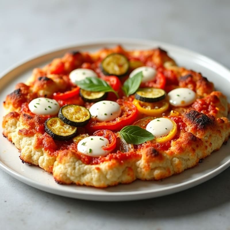 Crispy Chicken & Roasted Vegetable Pizza