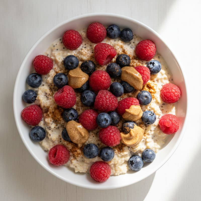 Classic Overnight Oats with Berries