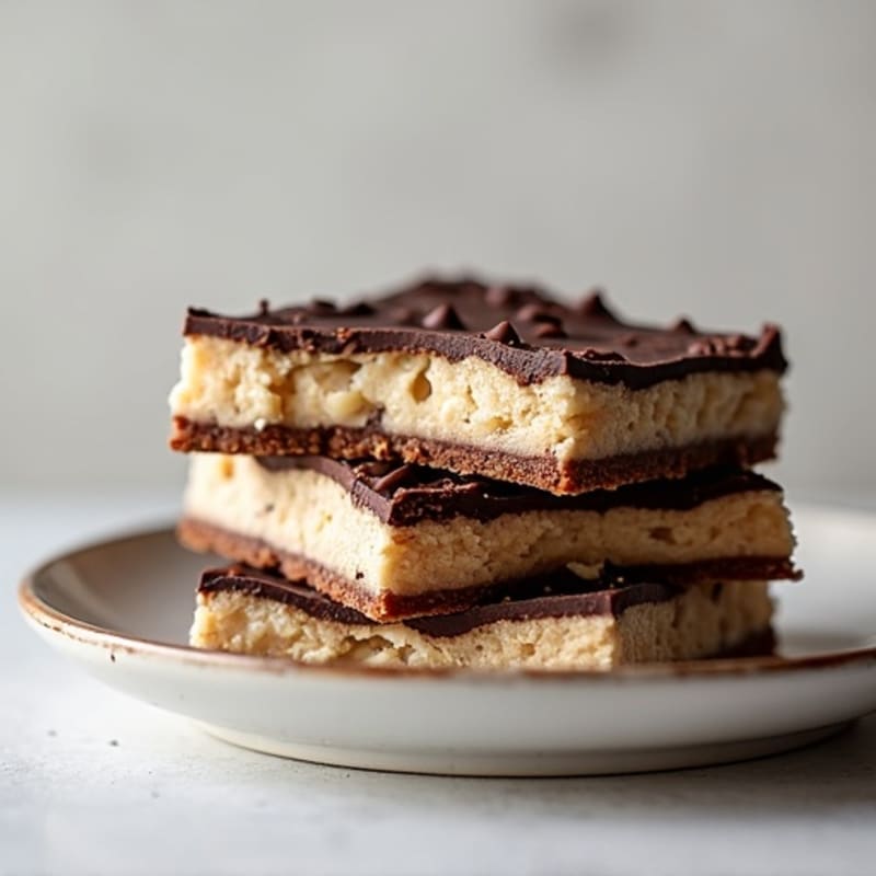 Protein-Rich Dark Chocolate Greek Yogurt Cheesecake Bars