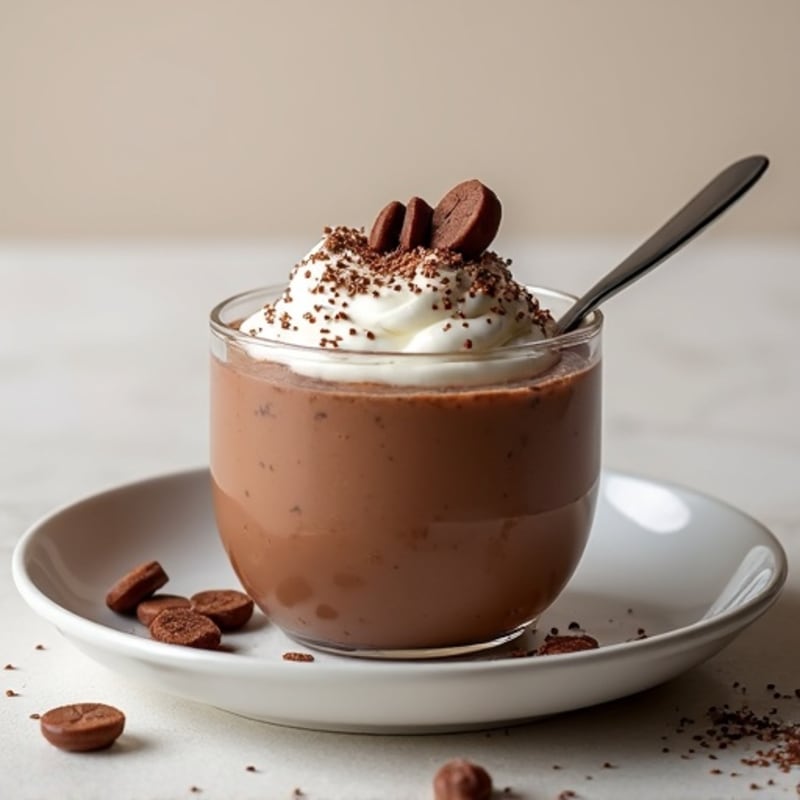 Chocolate Protein Pudding with Chia Seeds