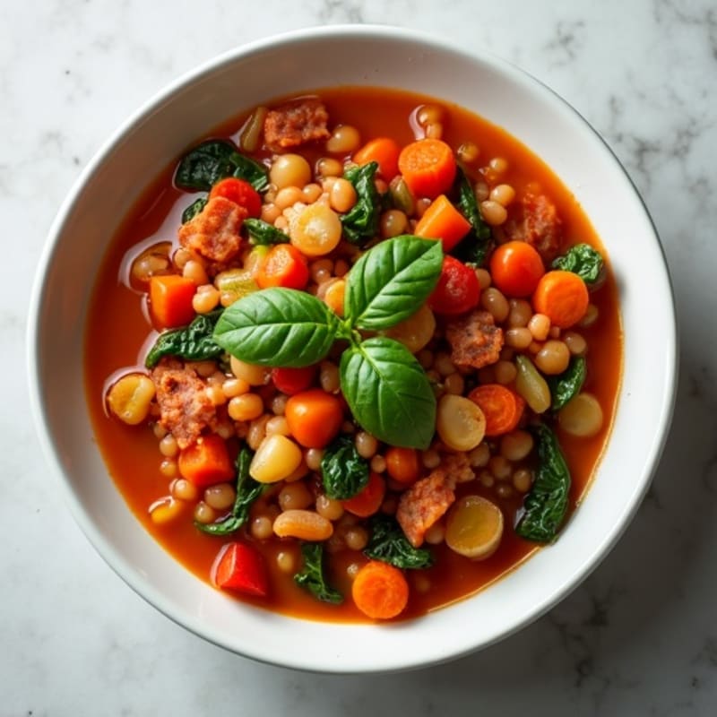 Hearty Tomato Lentil Vegetable Stew