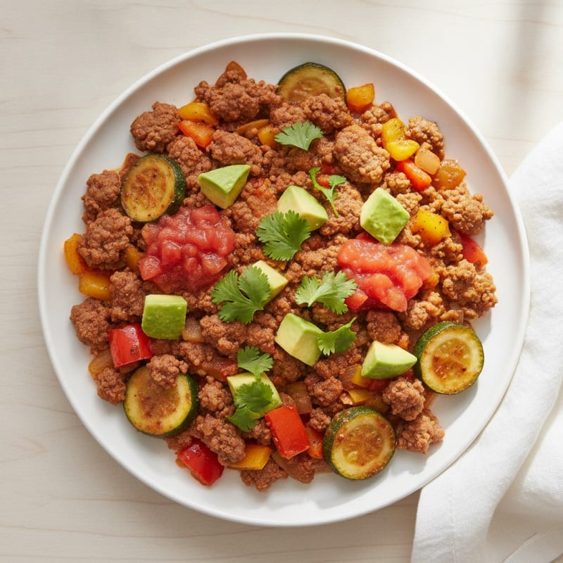 Ground Beef Taco Skillet