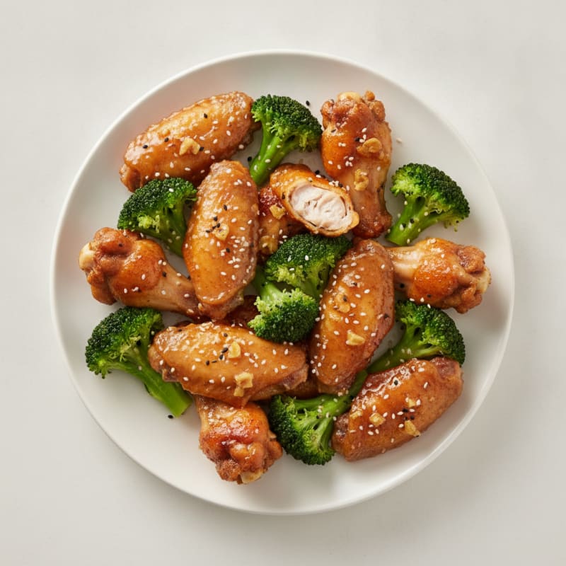 Honey-Garlic Glazed Chicken Wings