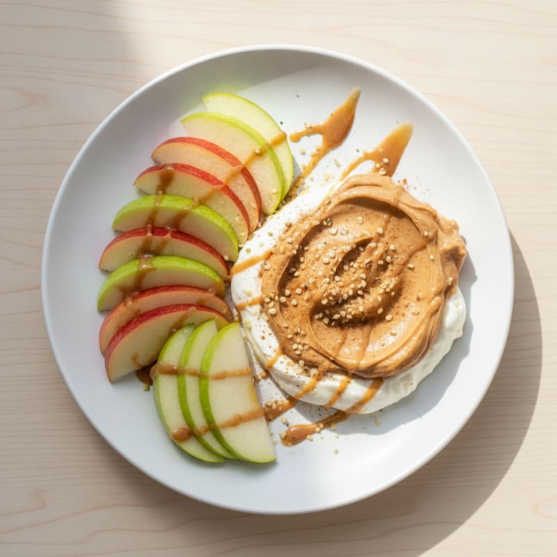 High-Protein Apple and Almond Butter Dip