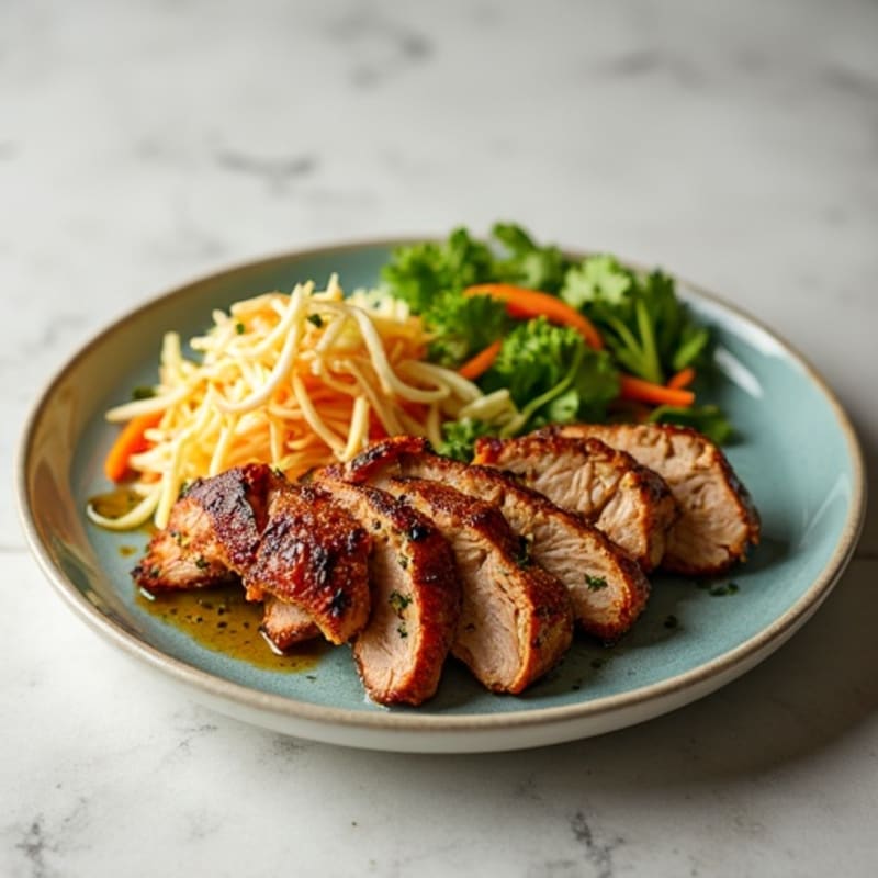 Citrus-Garlic Pulled Pork with Fresh Slaw