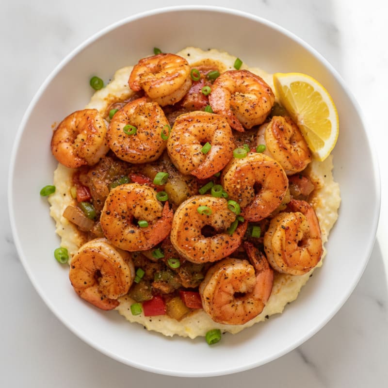 Cajun Shrimp and Grits