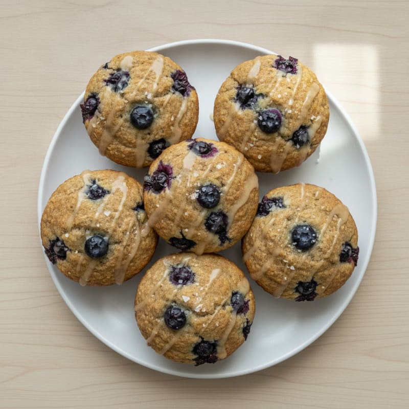 Baked Berry Protein Muffins