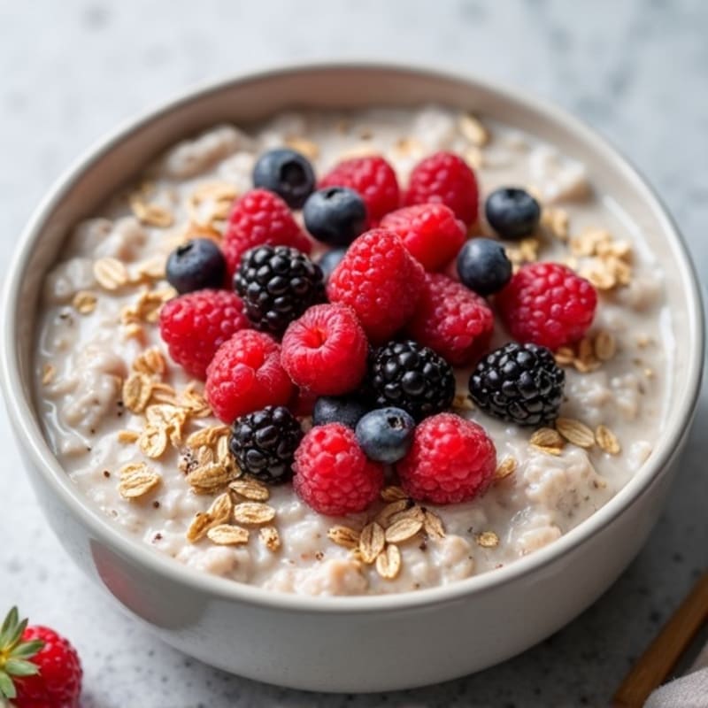 Creamy Protein Berry Oatmeal