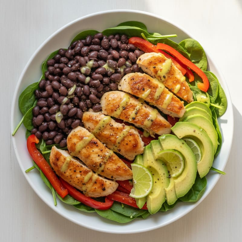 Chicken and Black Bean Power Bowl