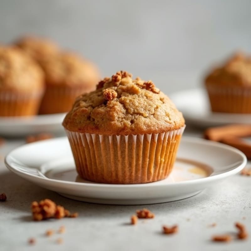 Maple-Date Protein Muffins