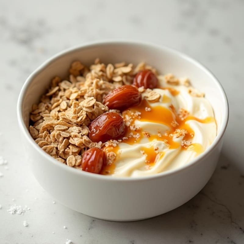 Salted Caramel Protein Cheesecake Bowl