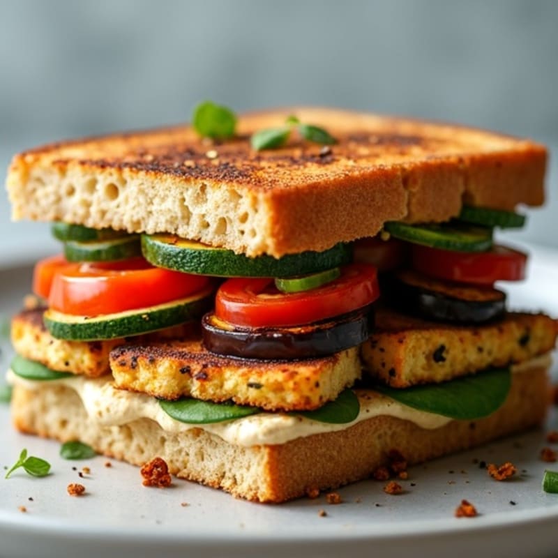 Hearty Grilled Vegetable Sandwich